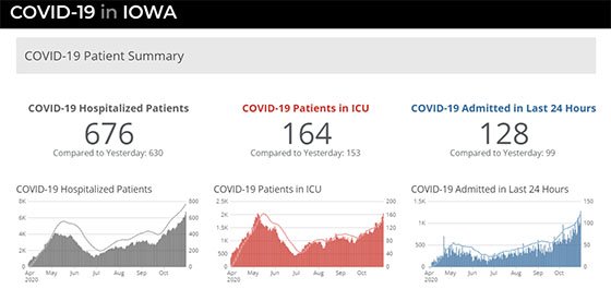 Statewide Hospitalizations Graphic