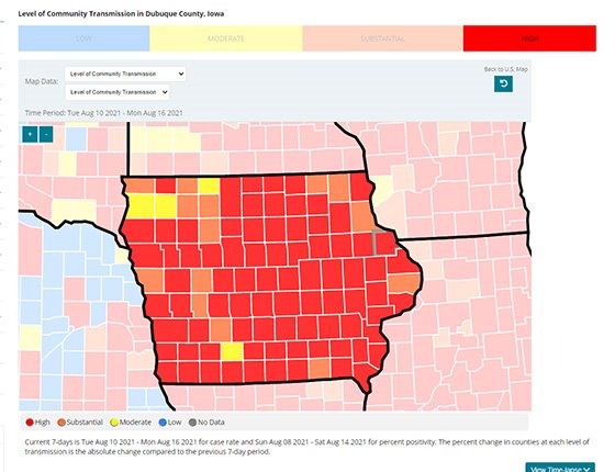 Community Transmission Map