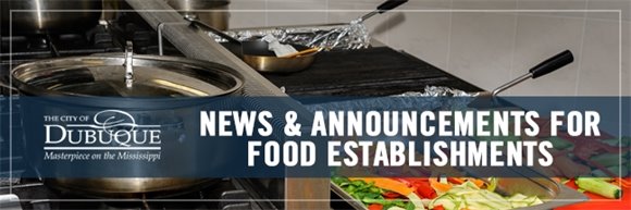 News and Announcements for Food Establishments
