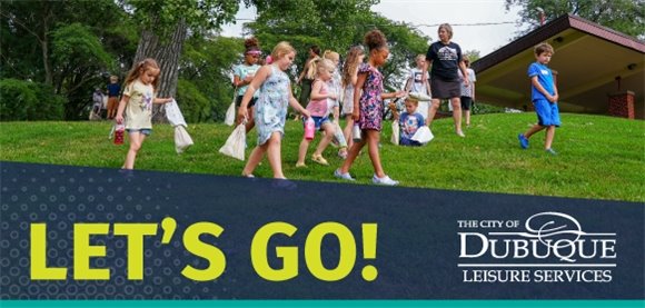 Group of Children Walking Together in Flora Park