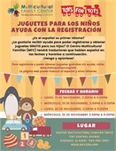 Spanish version. Toys for Tots Registration Assistance