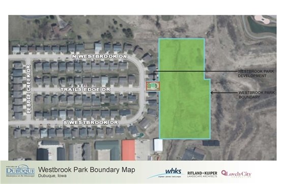 Westbrook Park Boundary Map