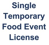 Single Temporary Food Event License