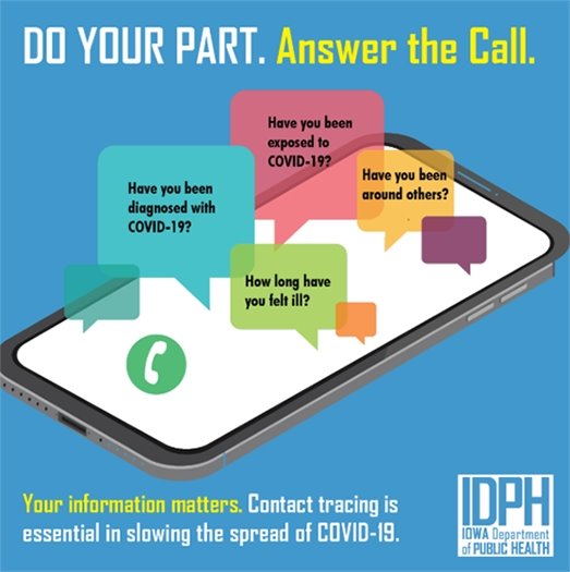 Do Your Part - Answer the Contact Tracing Call
