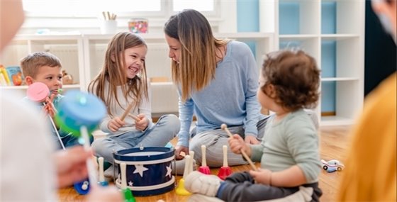 child and parent music class