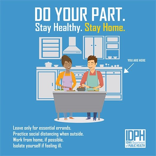 Do Your Part: Stay Healthy. Stay Home.