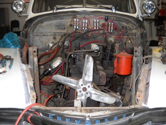 The engine prior to removal.