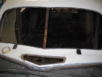 Front view with glass removed.