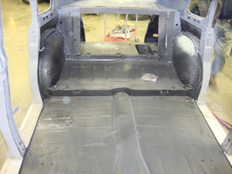The interior floorboard was also coated.