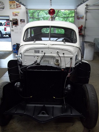 A view from the front.