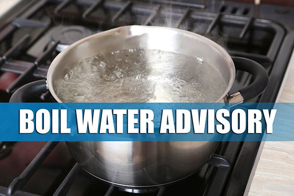 Boil water ADVISORY Sm