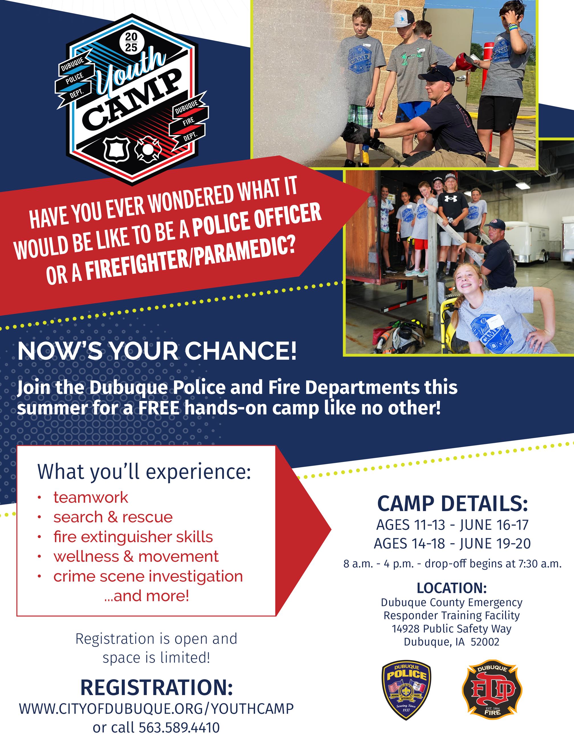 2025 Youth Camp Flyer 