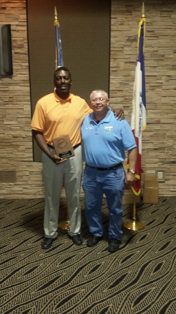 Joe Carter and DARE Officer Shane OBrien